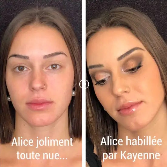 Maquillage tridimentionnel soutenu