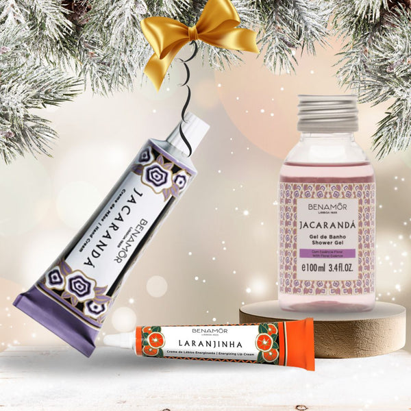 Kosmetik-Set für eine Duftreise: Die zufällige Mischung