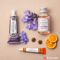 Coffret cosmétique pour un voyage parfumé