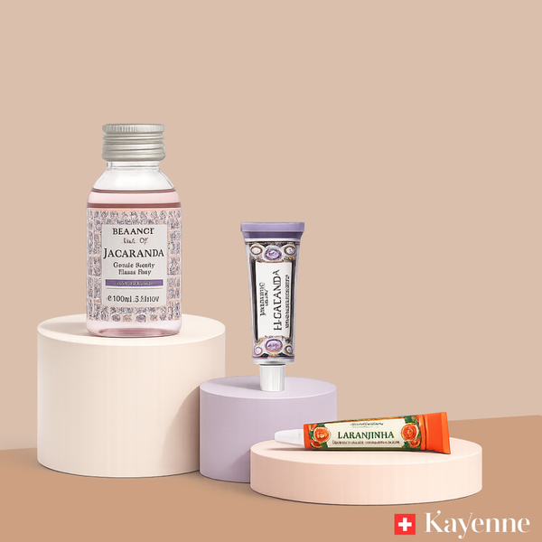 Coffret cosmétique pour un voyage parfumé