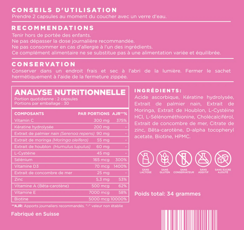 CapilActive Woman | Volume et fortifiant cheveux