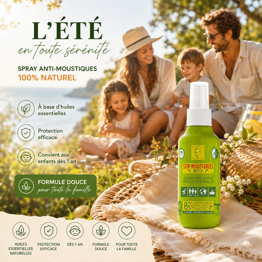 Mückenstopp-Spray mit 8 ätherischen BIO-Ölen