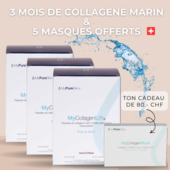 3 MyCollagenLift + 5 Masques à l'acide hyaluronique Offerts