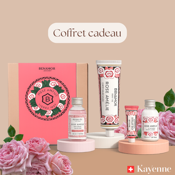 Coffret Cadeau: parfum Rose Amélie