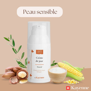 Crème de jour peau sensible | 100 % naturelle