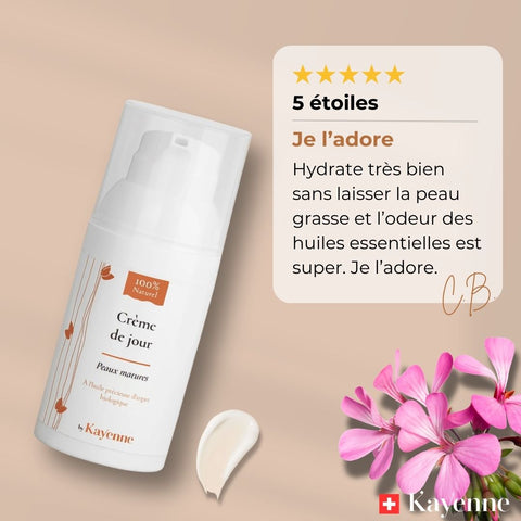 Crème de jour  | 100 % naturelle