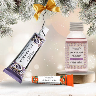 Kosmetik-Set für eine Duftreise: Die zufällige Mischung