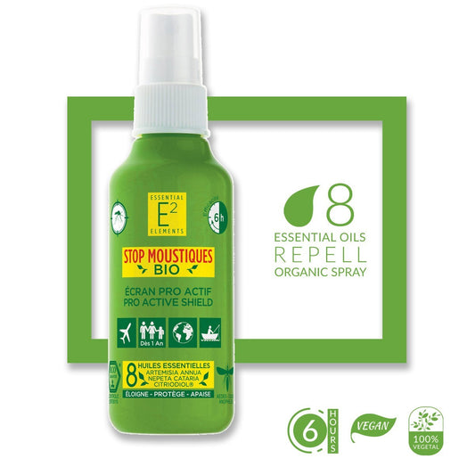 Mückenstopp-Spray mit 8 ätherischen BIO-Ölen