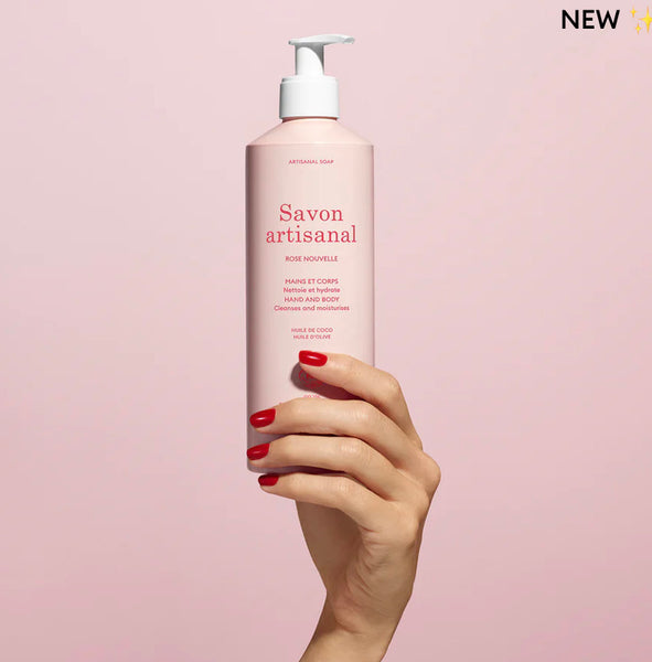 Savon liquide Artisanal Rose Nouvelle - 500ml