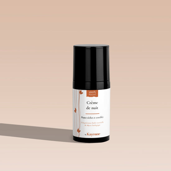 Crème de nuit 100 % naturelle | Peau sèche à sensible